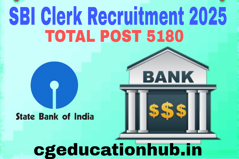 SBI Clerk Recruitment 2025 – 5180 Vacancies Apply Online